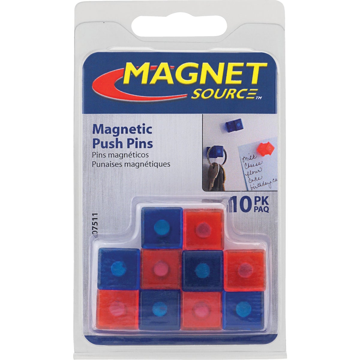 PUSH PIN MAGNETS - 07511 by Master Magnetics