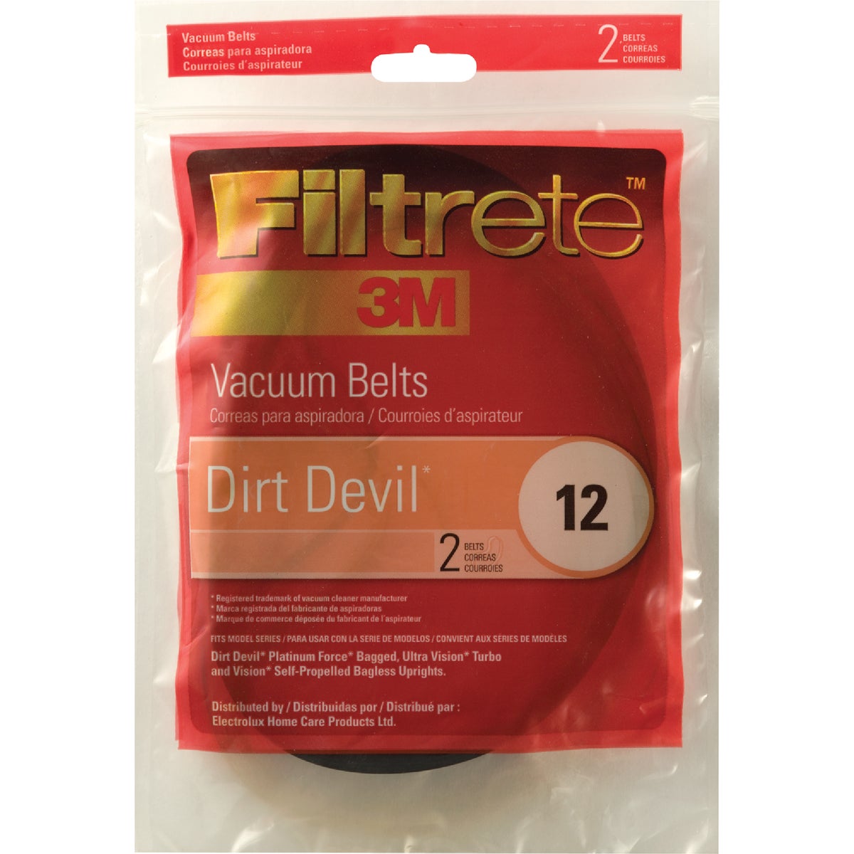 DIRT DEVIL 12 VAC BELT - 65012-12 by Electrolux Home Care