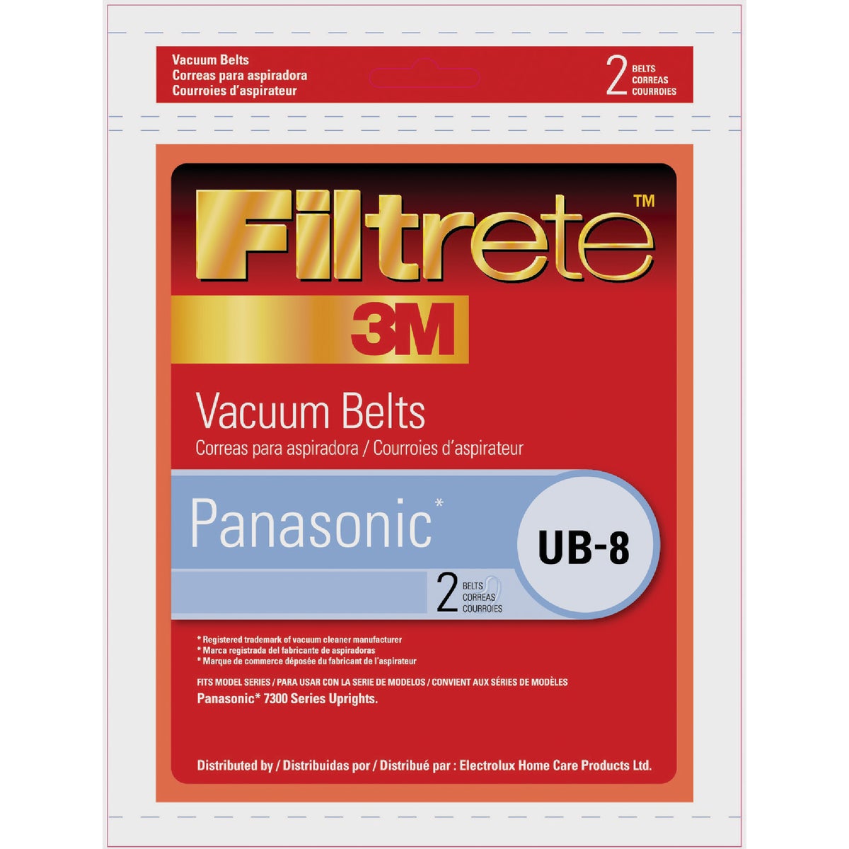 PANASONIC UB-8 VAC BELT - 68270-12 by Electrolux Home Care