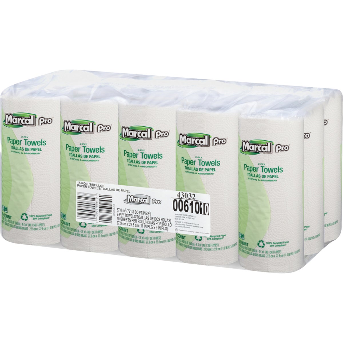 RECYCLED PAPER TOWEL - MAC610 by Lagassesweet  Incom