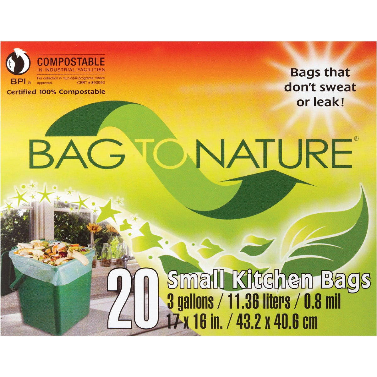 3GAL/20CT MINI TRASH BAG - 41201 by Indaco Manufacturing