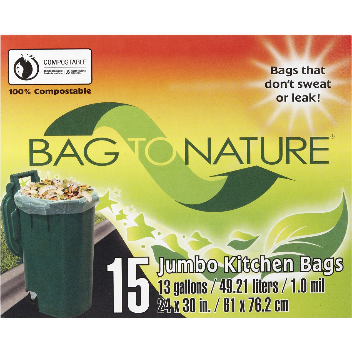 13GAL/15CT TRASH BAG - 21205 by Indaco Manufacturing