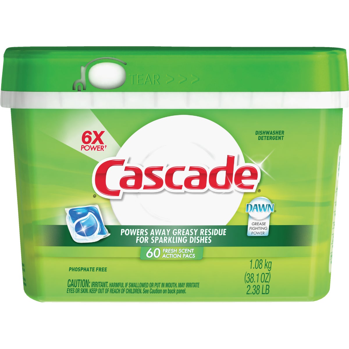 60CT CASCADE PACKS - 14392 by Procter & Gamble
