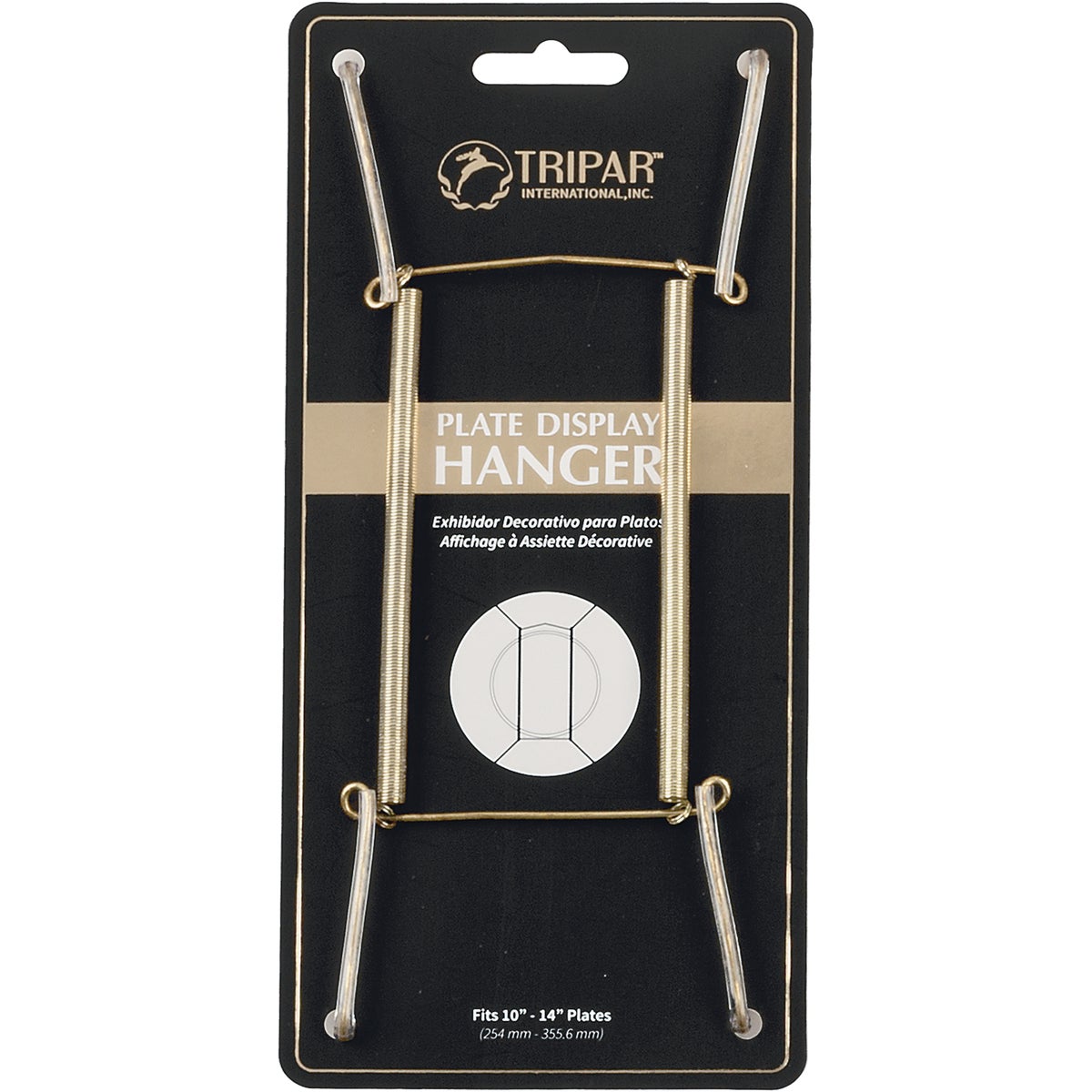 BRASS WIRE PLATE HANGER - 23-1310 by Tripar Intl
