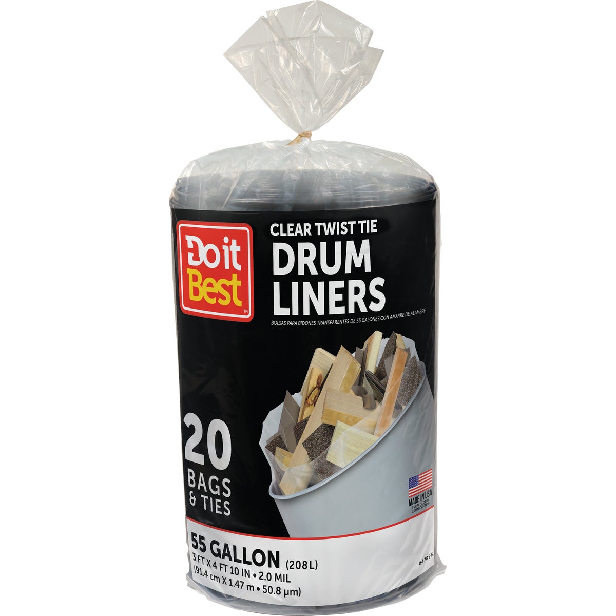 55GAL/20CT DRUM LINER - 647896 by Presto Products