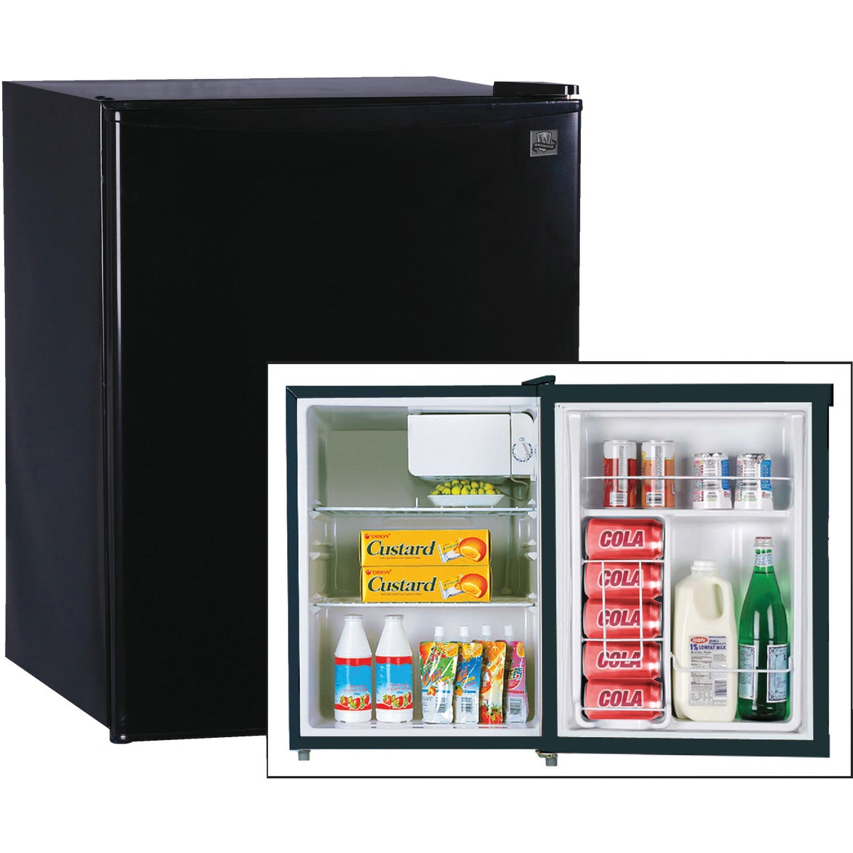 BLK 2.4CUFT REFRIGERATOR - W1BF24 by Wellington