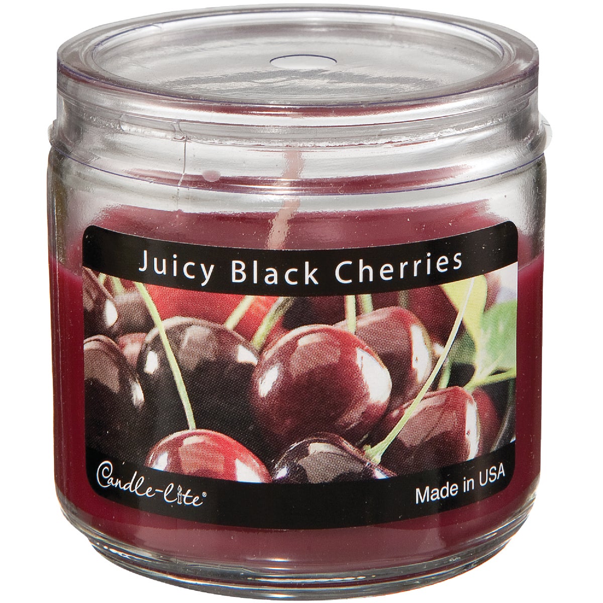 BLACK CHERRY JAR CANDLE - 2400565 by Candle Lite Co