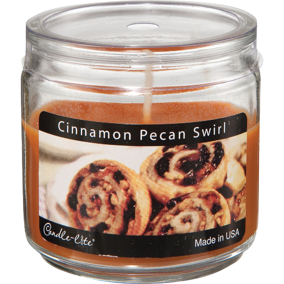 PECAN SWIRL JAR CANDLE - 2400549 by Candle Lite Co