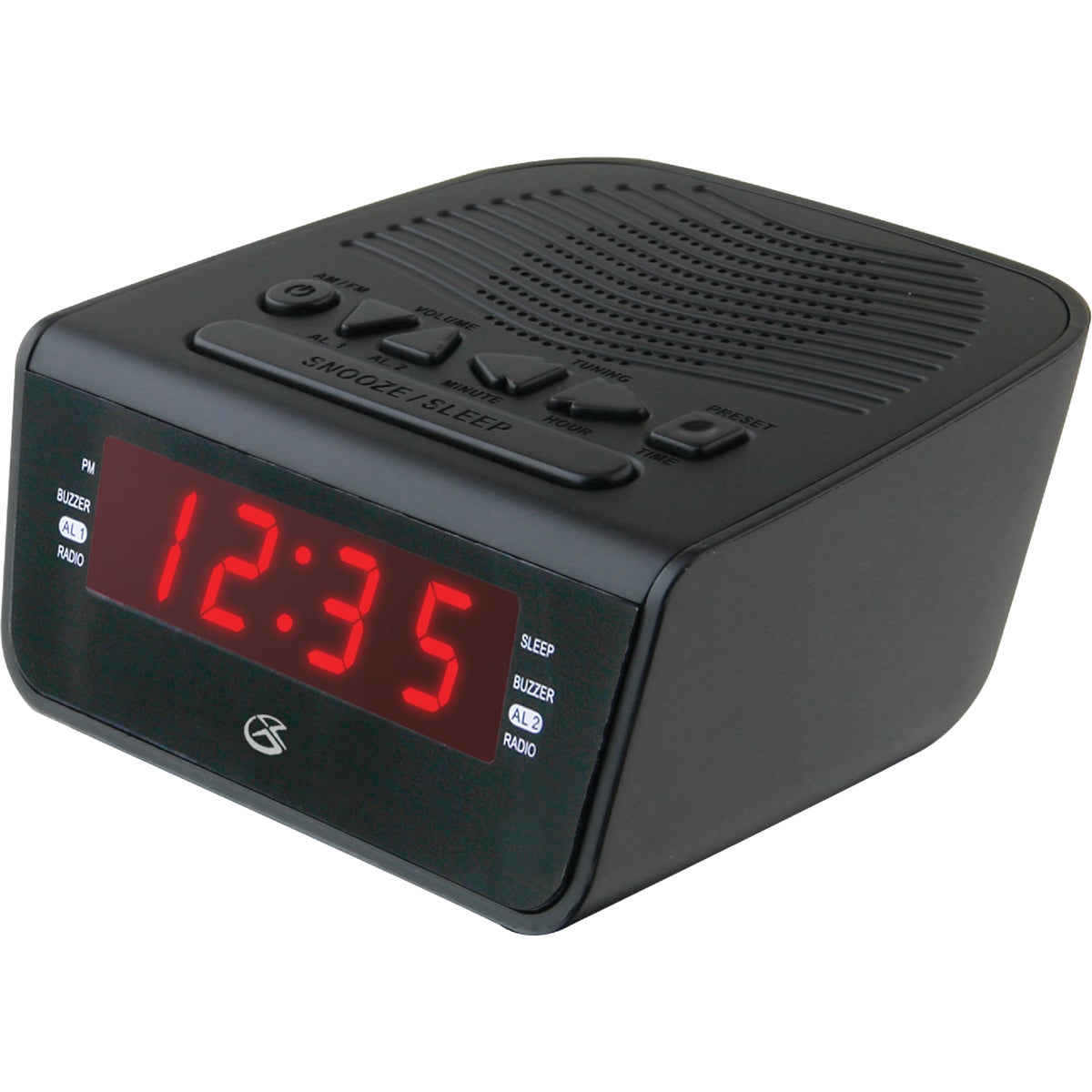 DUAL ALARM CLOCK RADIO - C222B by Dpi Inc