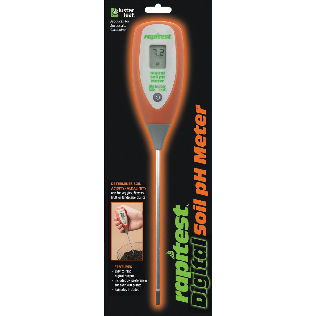 DIGITAL SOIL PH METER - 1845 by Luster Leaf Prod Inc