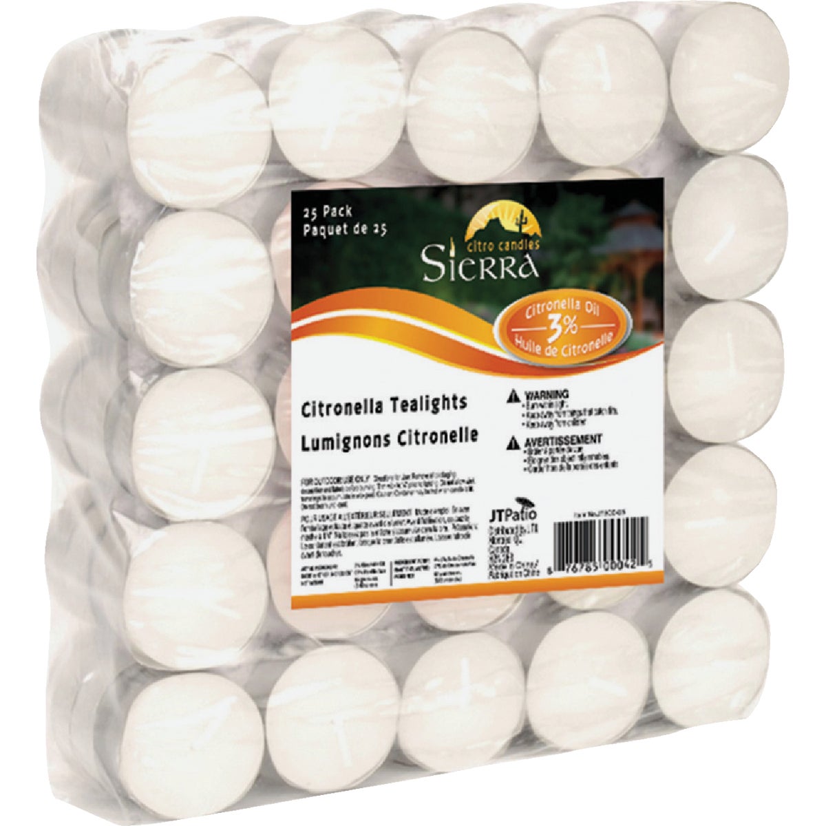 25PK TEALIGHT CIT CANDLE - JTTC 0425 by Jay Trends