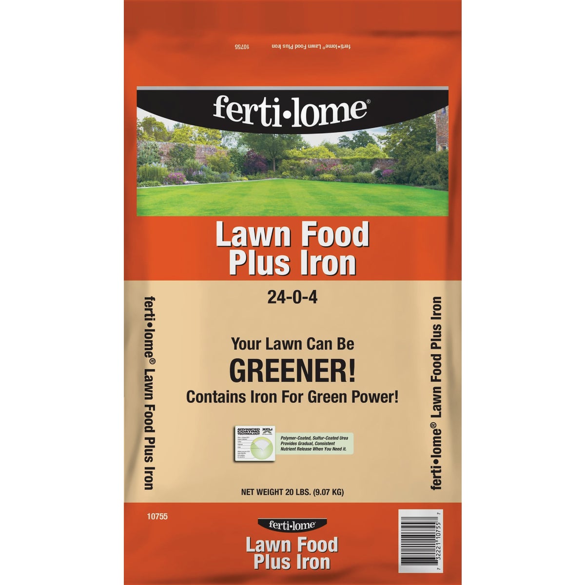 20LB LAWN FOOD PLUS IRON - 10755 by Vpg Fertilome