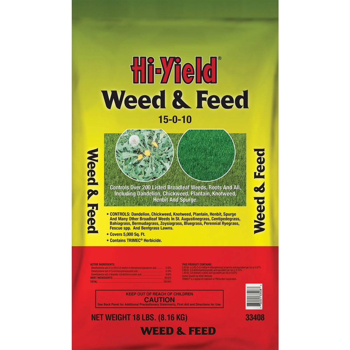18LB WEED &amp; FEED - 33408 by Vpg Fertilome