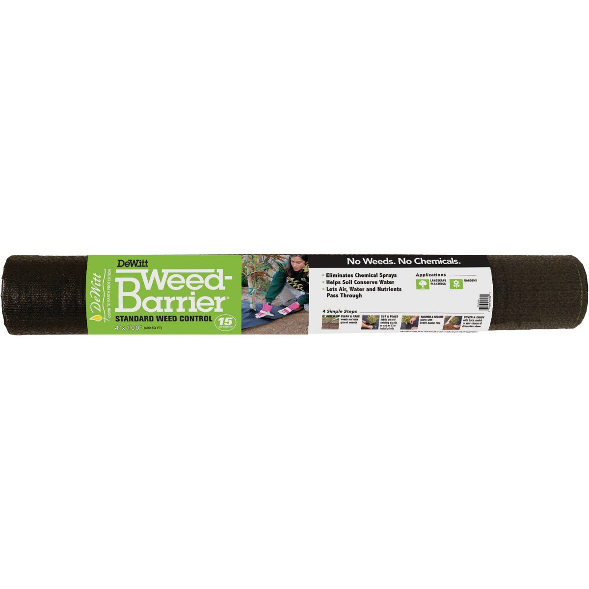 4'X100' 10 YR WEEDBLOCK - 2429 by Easy Gardener Inc