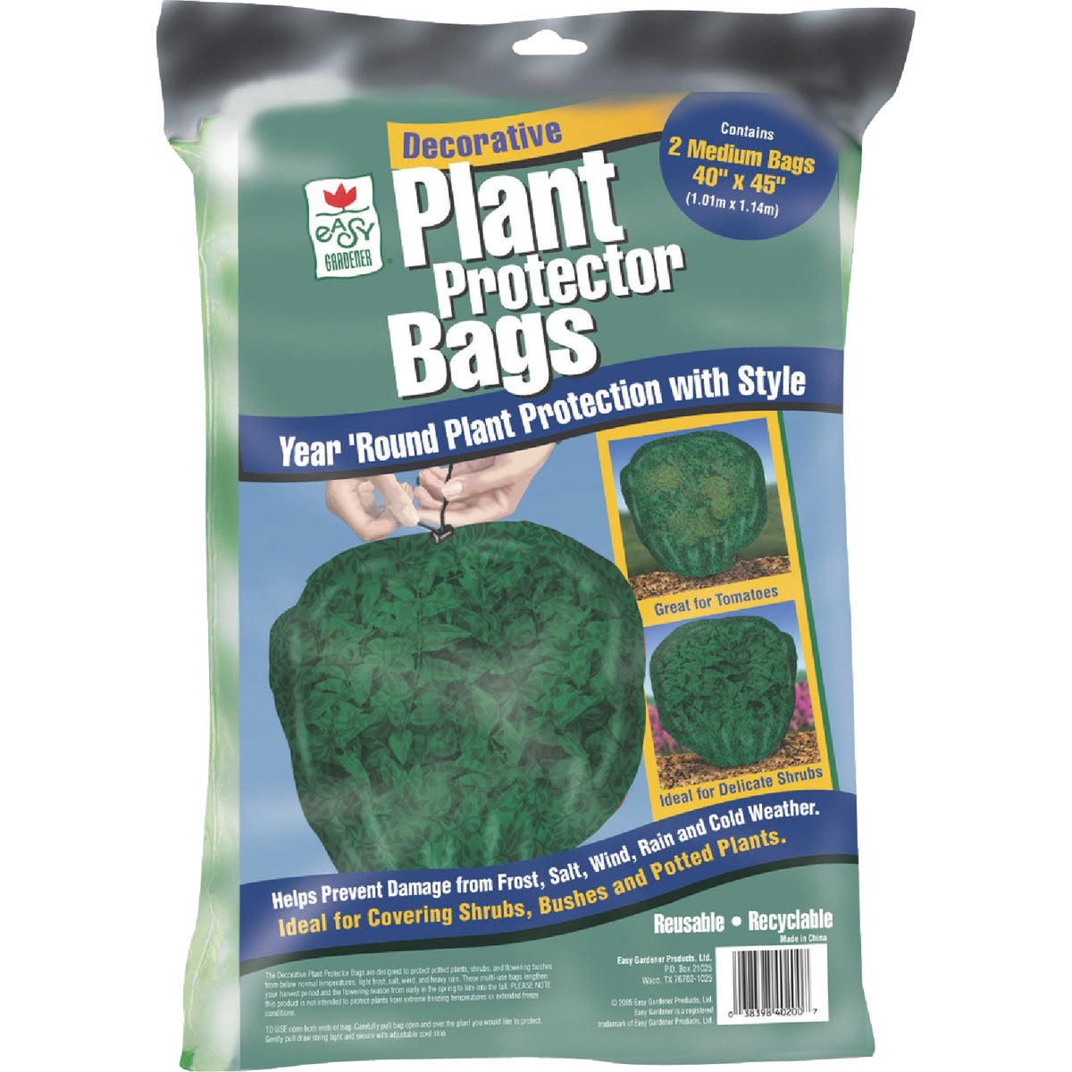 2PK PLANT PROTECTOR BAGS - 40200 by Easy Gardener Inc