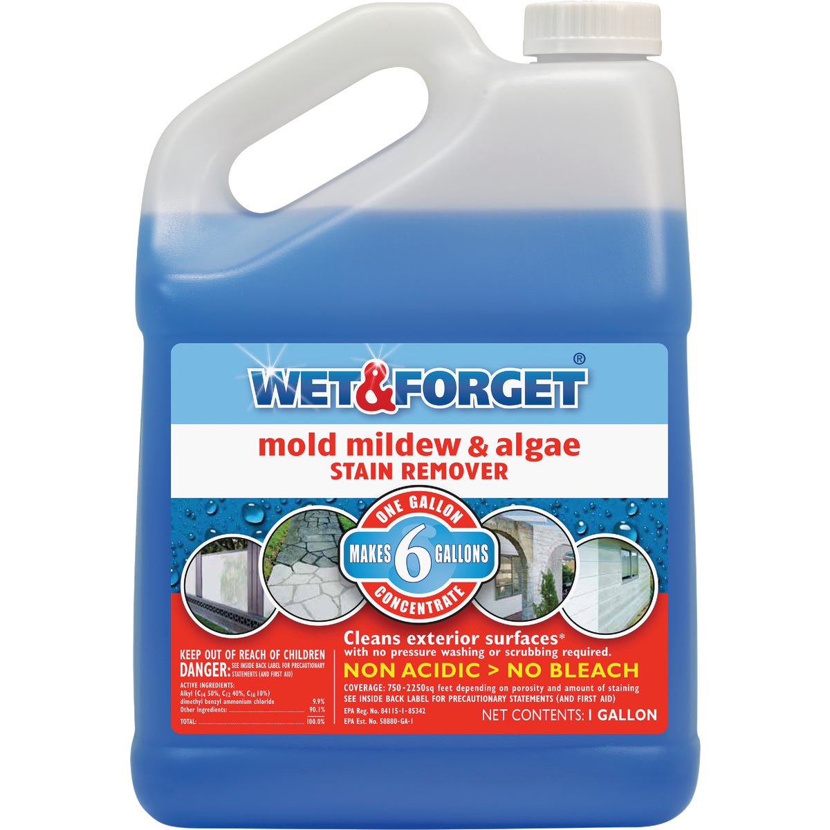 1gl Mildew Stain Remover - 800066CA by Wet And Forget Inc