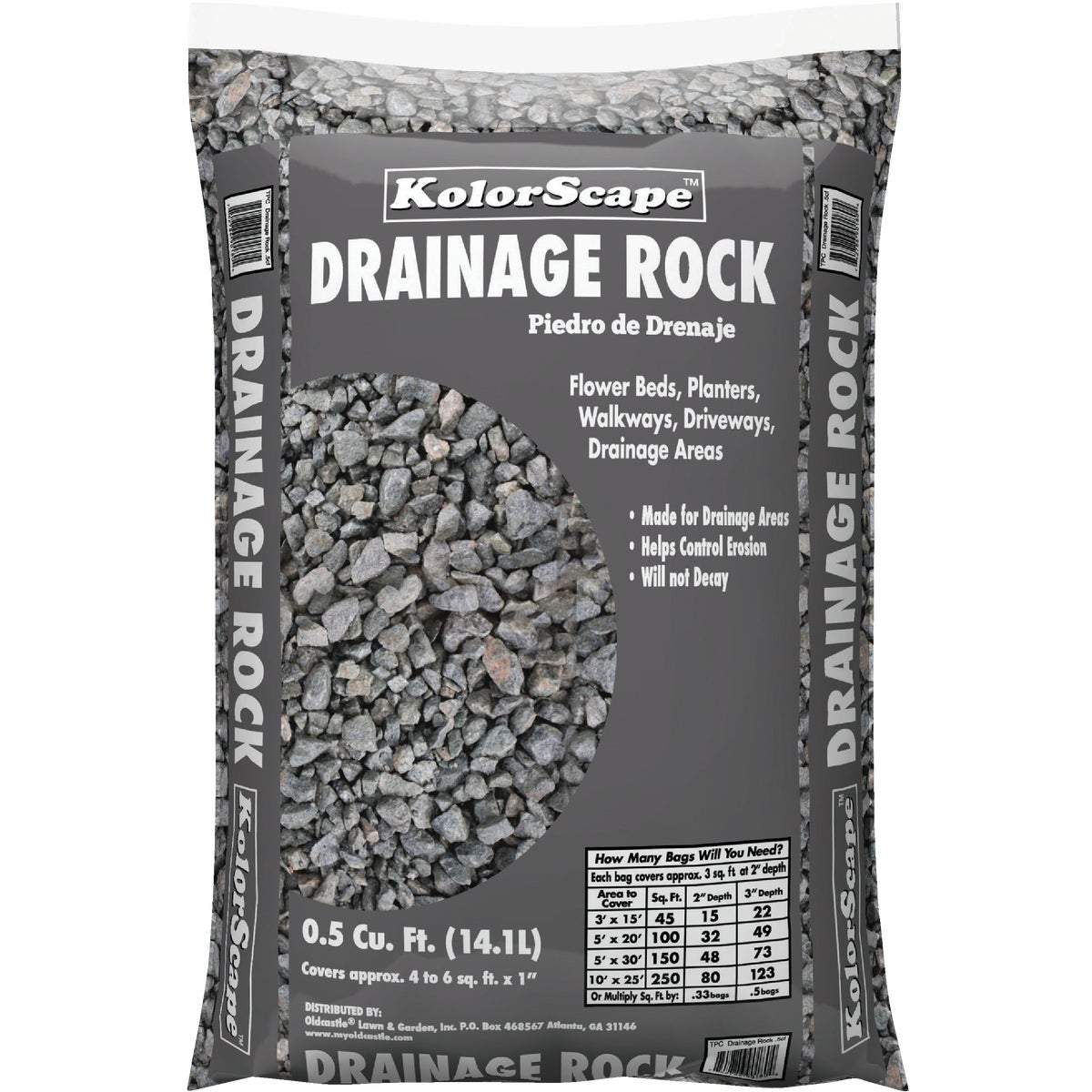 .5CF DRAINAGE ROCK - 40200072 by Old Castle Retail