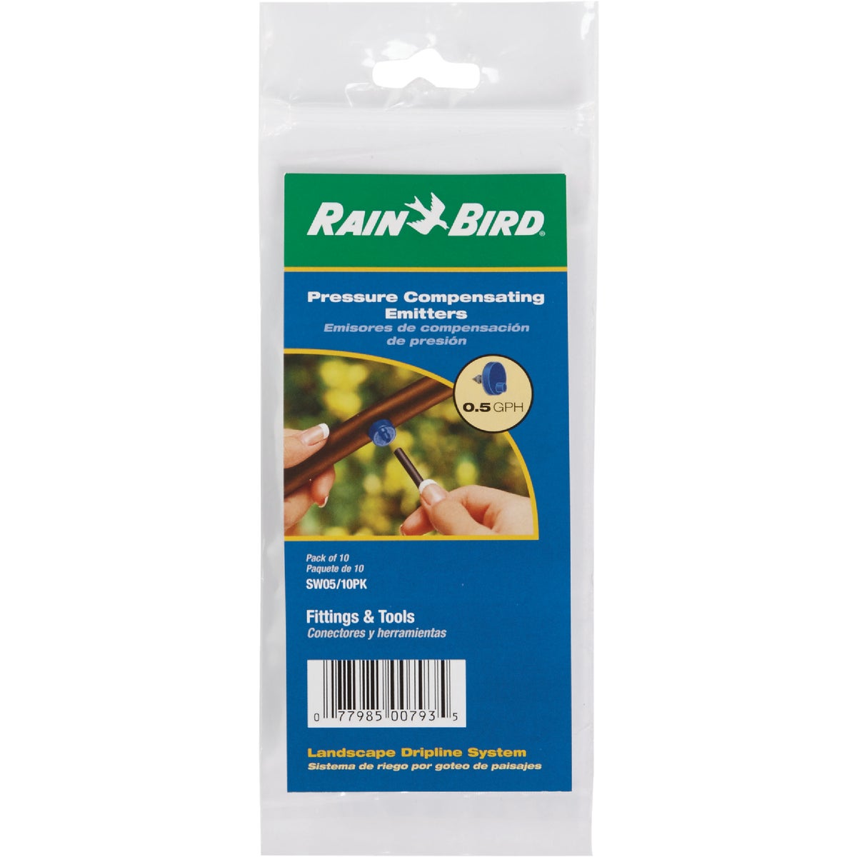 .5 GPH EMITTERS 10 PACK - SW05/10PK by Rain Bird Corp Consu
