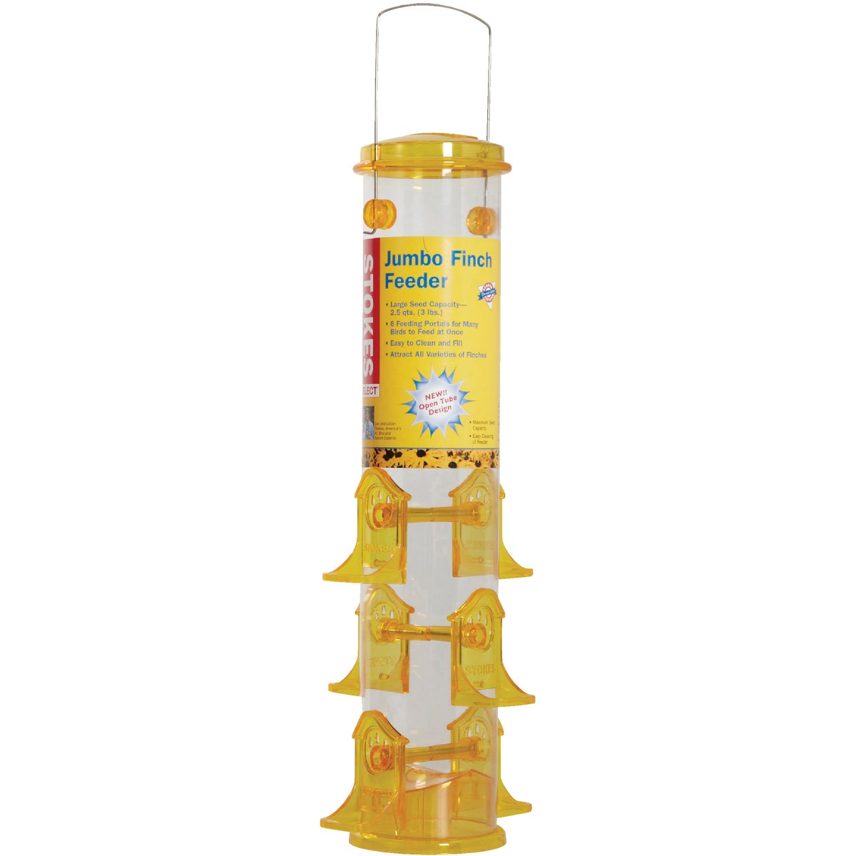 JUMBO FINCH TUBE FEEDER - 38032 by Hiatt Mfg