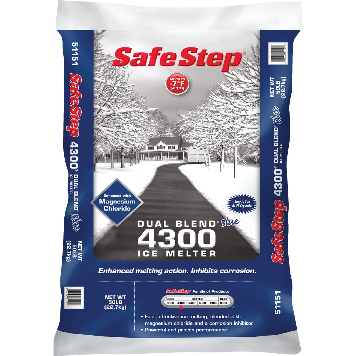 50#TINT BLUE ICE MELTER - 51151 by North American Salt