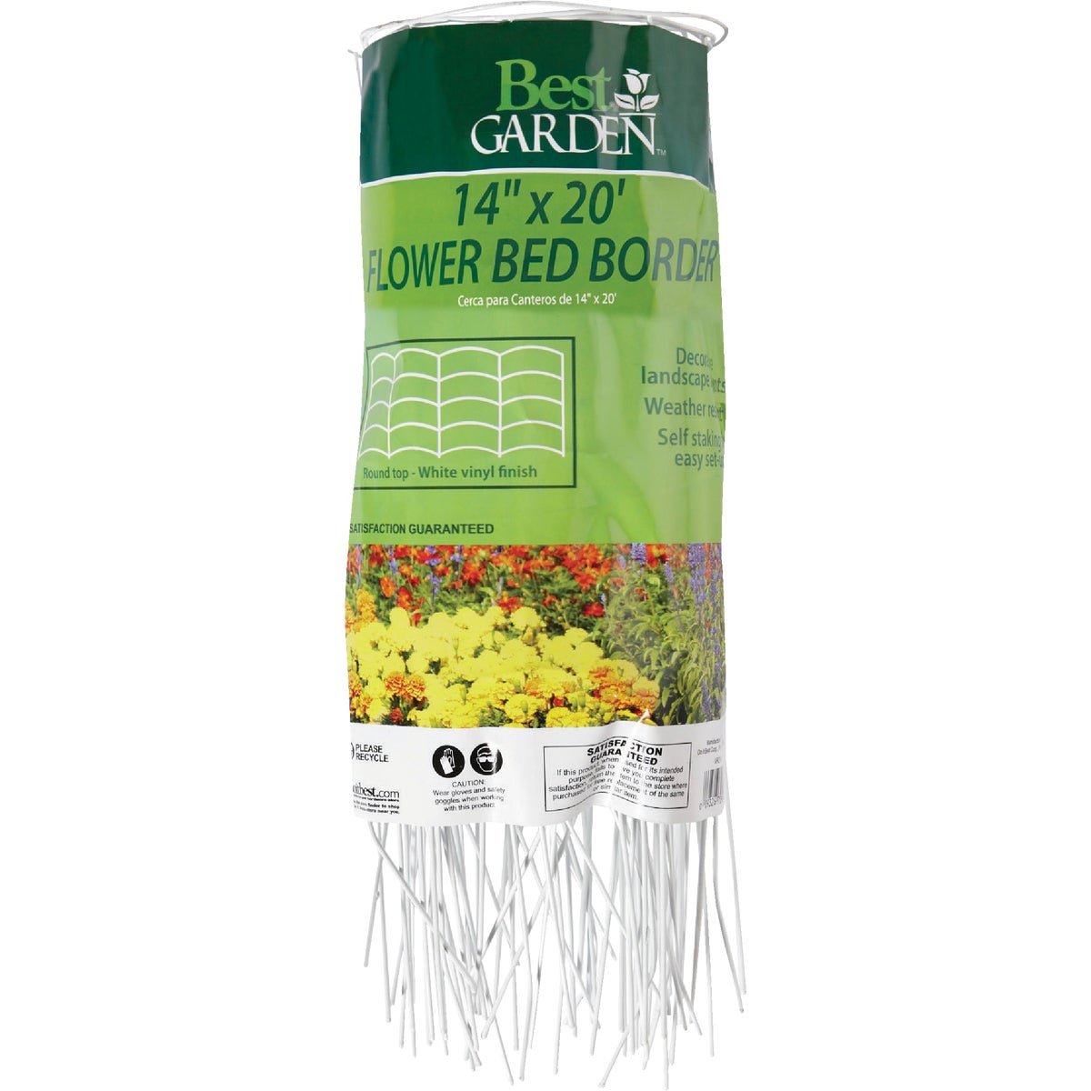 14"X20'WHT FLOWER BORDER - 706613 by Do it Best
