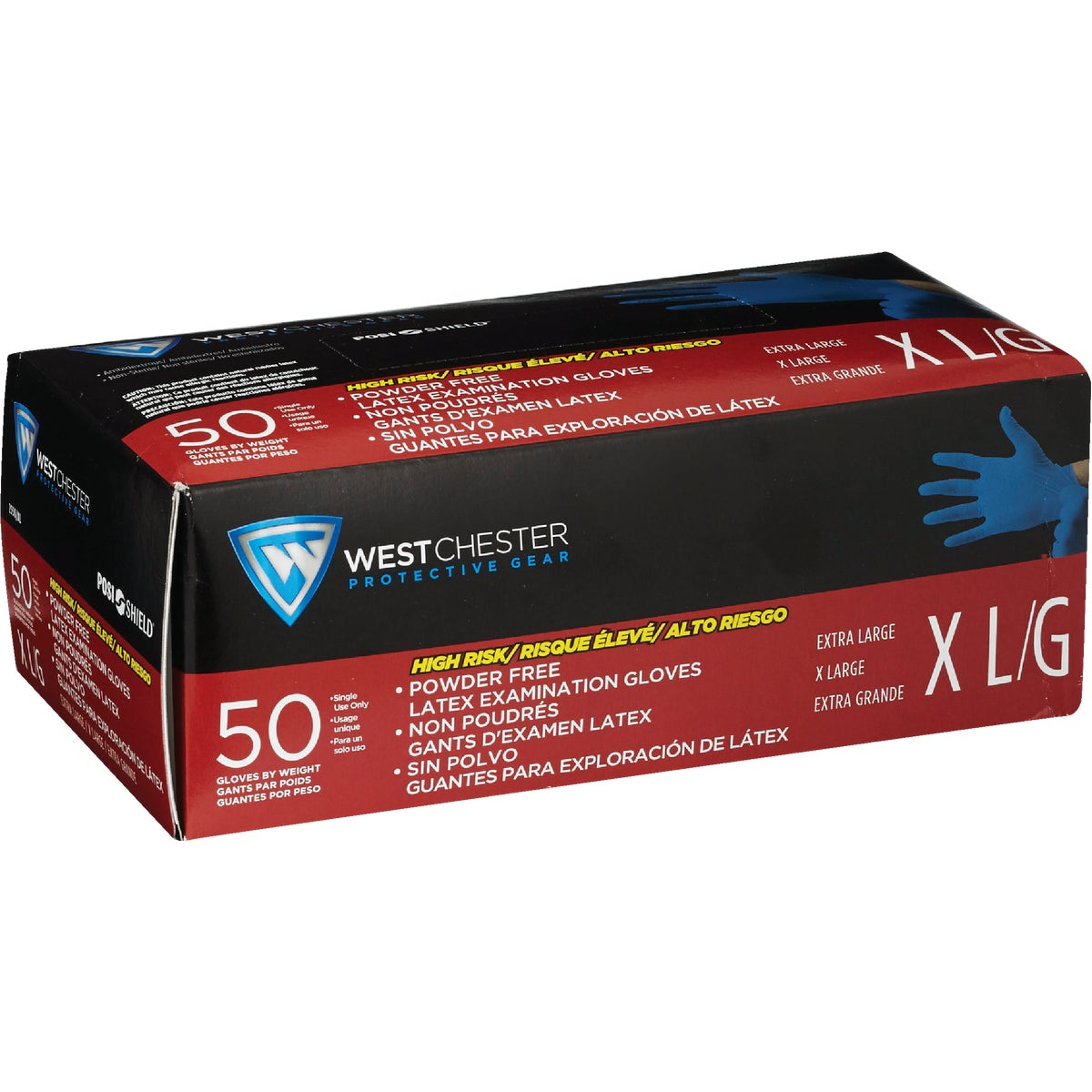 XL PF EXAM LATEX GLOVES - 2550/XL by West Chester Incom