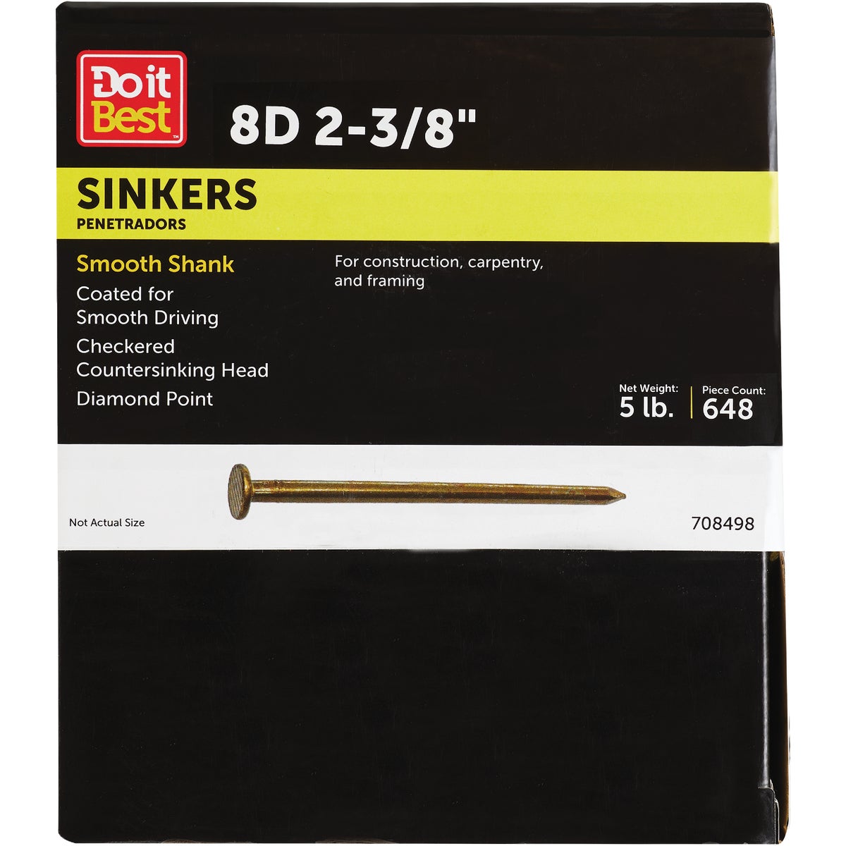 5LB 8D VC SINKER NAIL - 708498 by Primesource