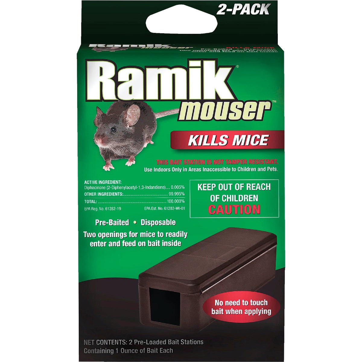 RAMIK 2PK BAIT STATION - 000600 by Neogen Corp