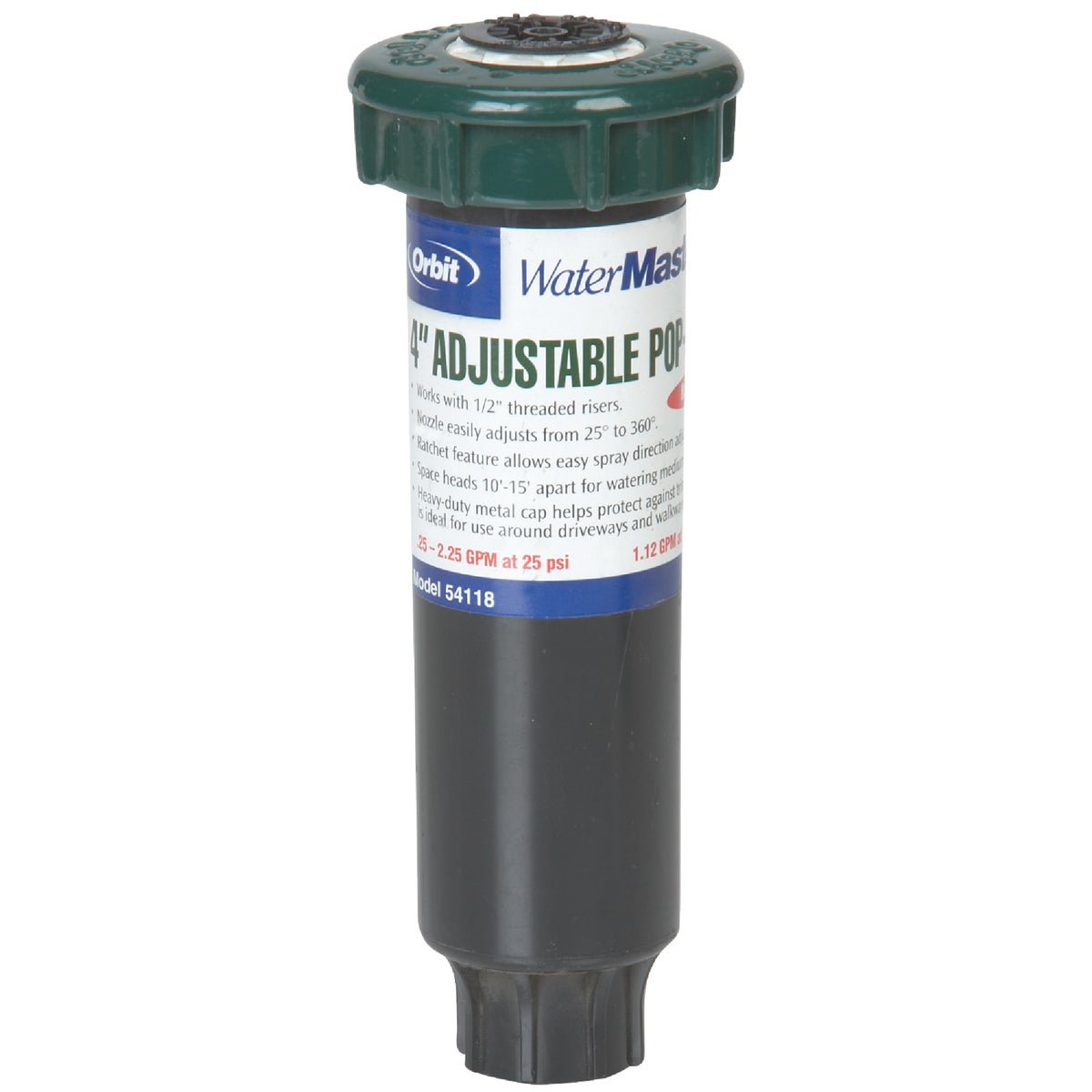 4" POP-UP ADJ SPRINKLER - 54118 by Orbit