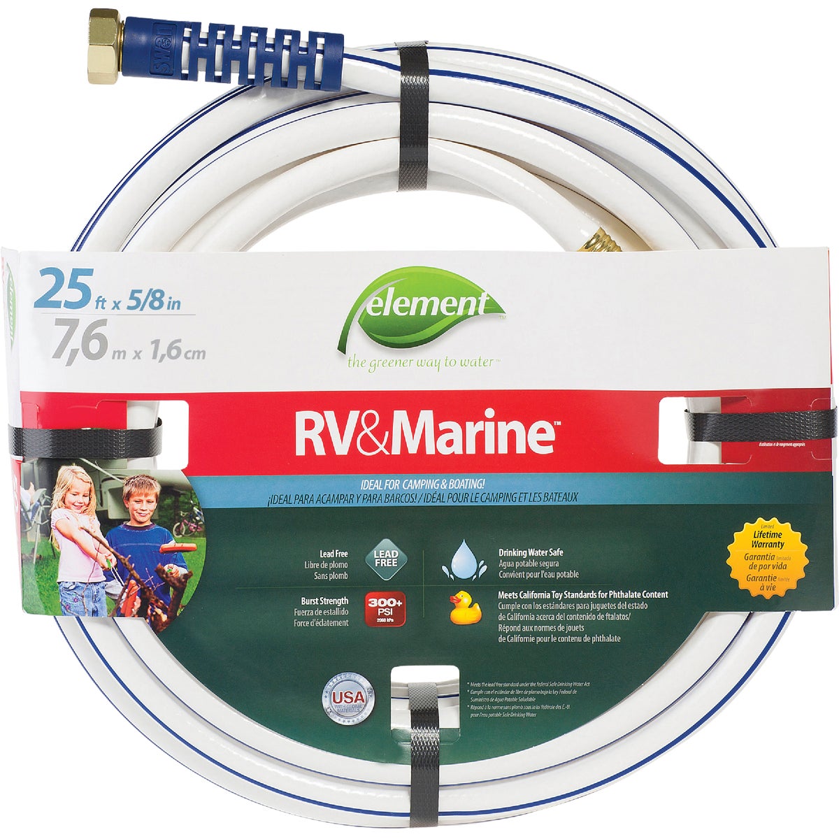 5/8"X25' MARINE RV HOSE - ELMRV58025 by Colorite  Swan