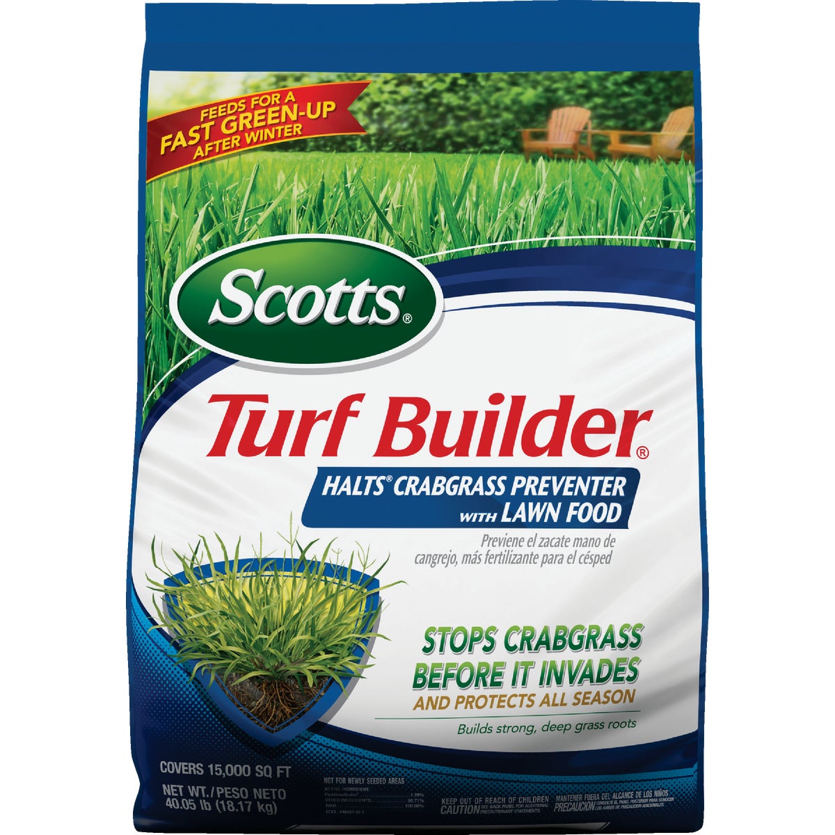 15M TURF BUILDER + HALTS - 3216 by Scotts Company