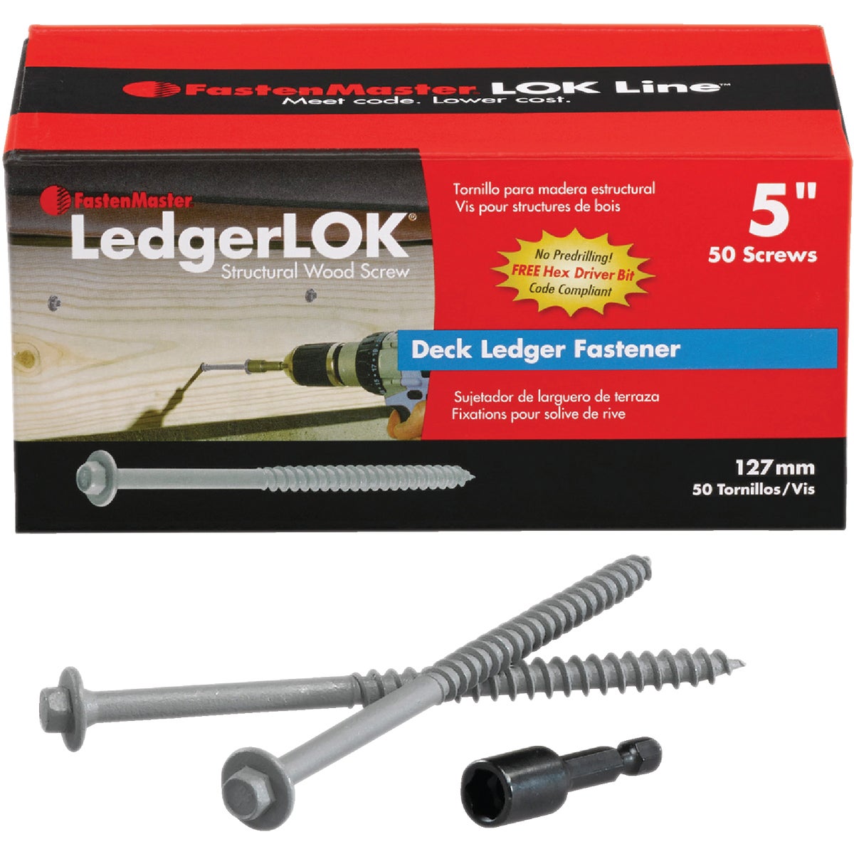 50PC 5" LEDGERLOK - FMLL005-50 by Fastenmaster Omg