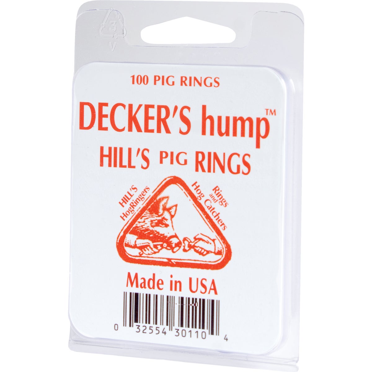 100PC HILL PIG RINGS - #1 by Decker Manufacturing