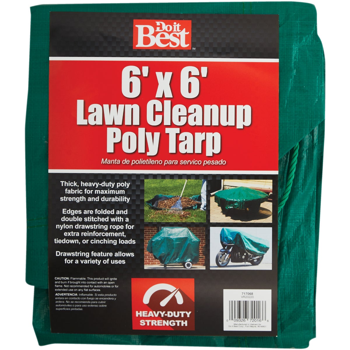 6X6 GREEN YARD TARP - 717068 by Do it Best