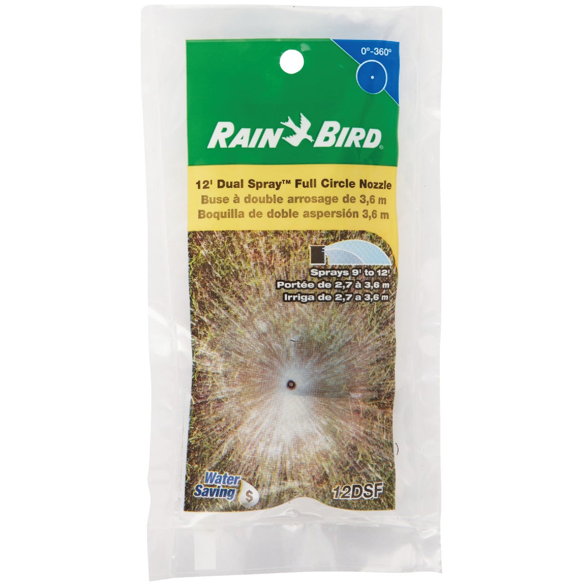 FULL DUAL SPRAY NOZZLE - 12DSF by Rain Bird Corp Consu