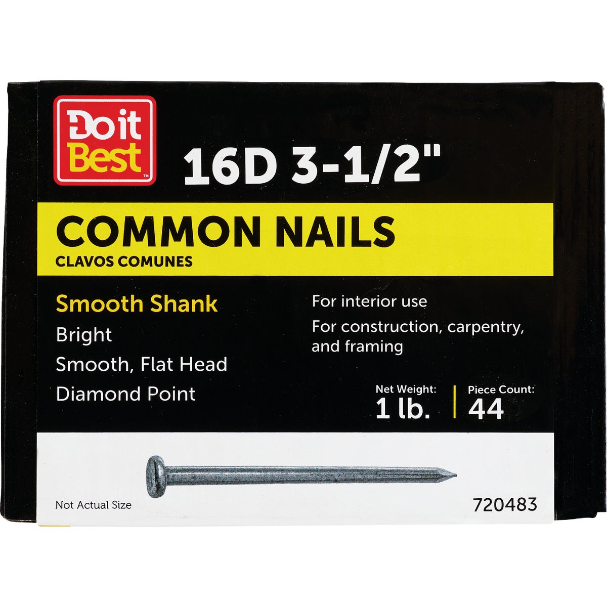 1LB 16D BRT COMMON NAIL - 720483 by Primesource