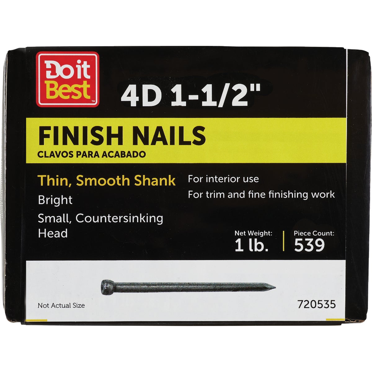 1LB 4D BRT FINISH NAIL - 720535 by Primesource
