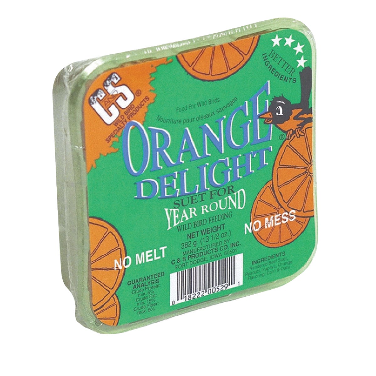 ORANGE DELIGHT SUET - 12529 by C & S Products Inc