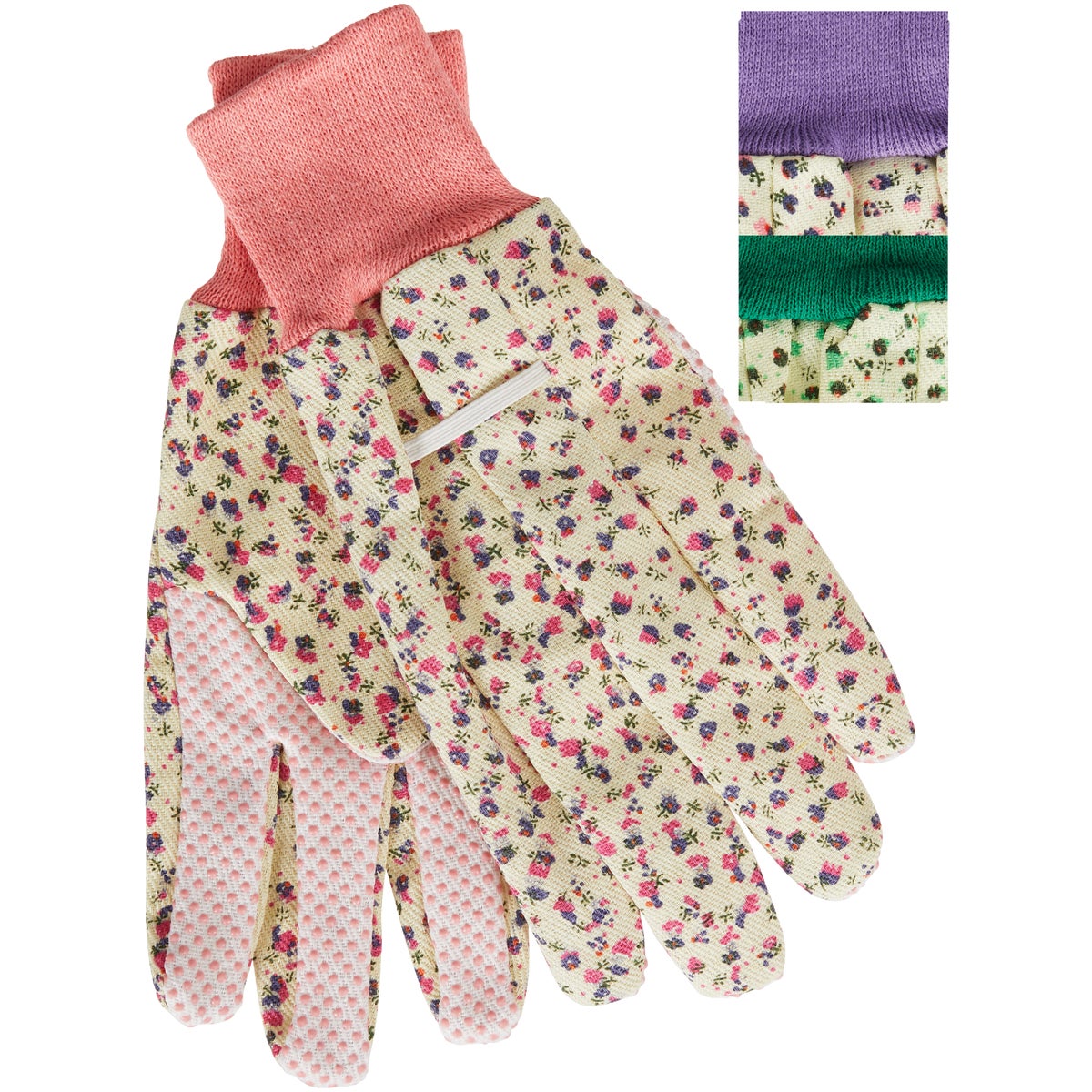PANSY FLORL COTTON GLOVE - 726052 by Do it Best