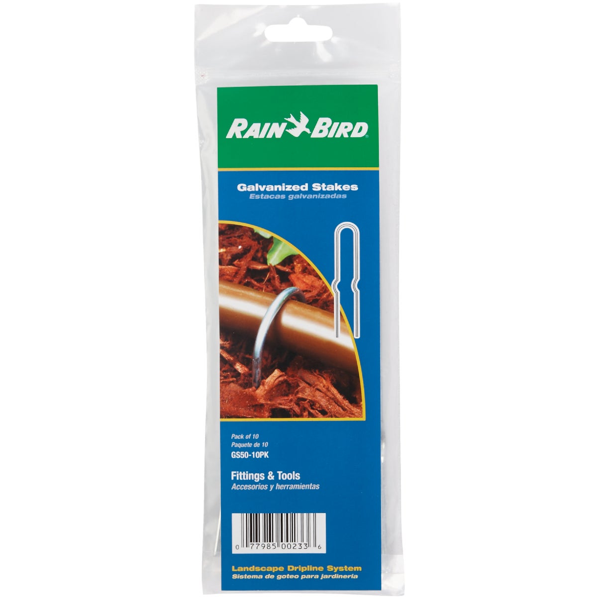 10-PK 1/2' GALV STAKES - GS50-10PK by Rain Bird Corp Consu