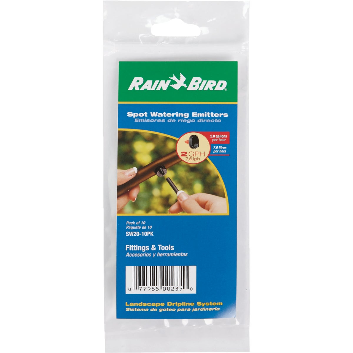 10-PK 2GPH EMITTERS - SW20-10PK by Rain Bird Corp Consu