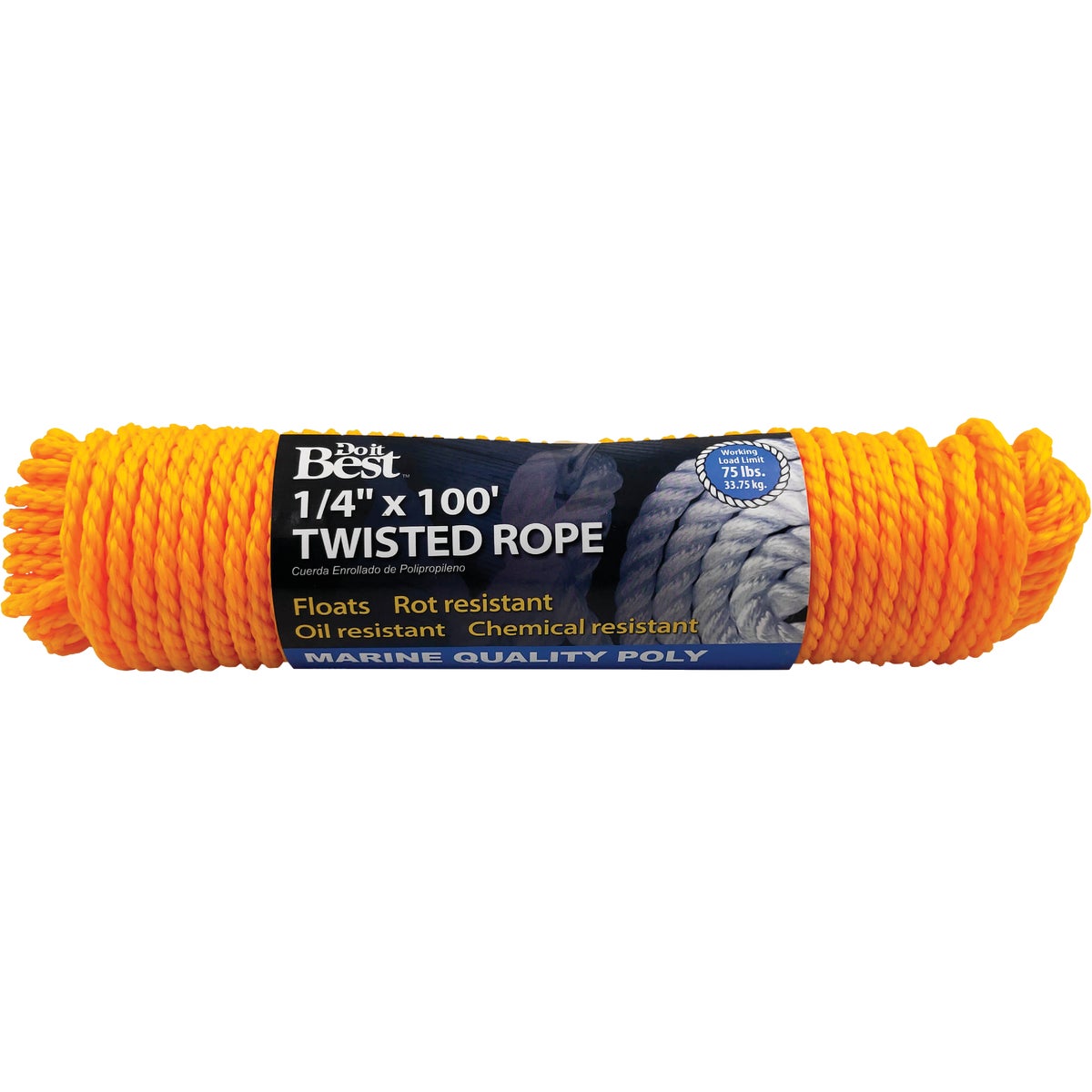 1/4"X100'POLY TWIST ROPE - 729448 by Do it Best