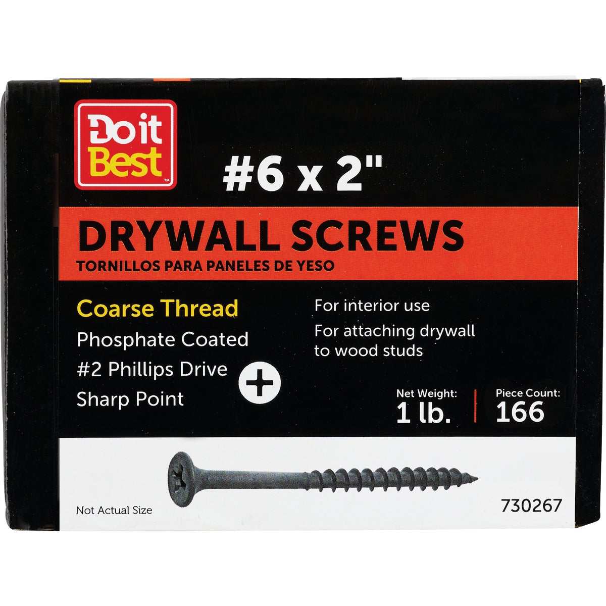 1LB 6X2 DRYWALL SCREW - 730267 by Primesource