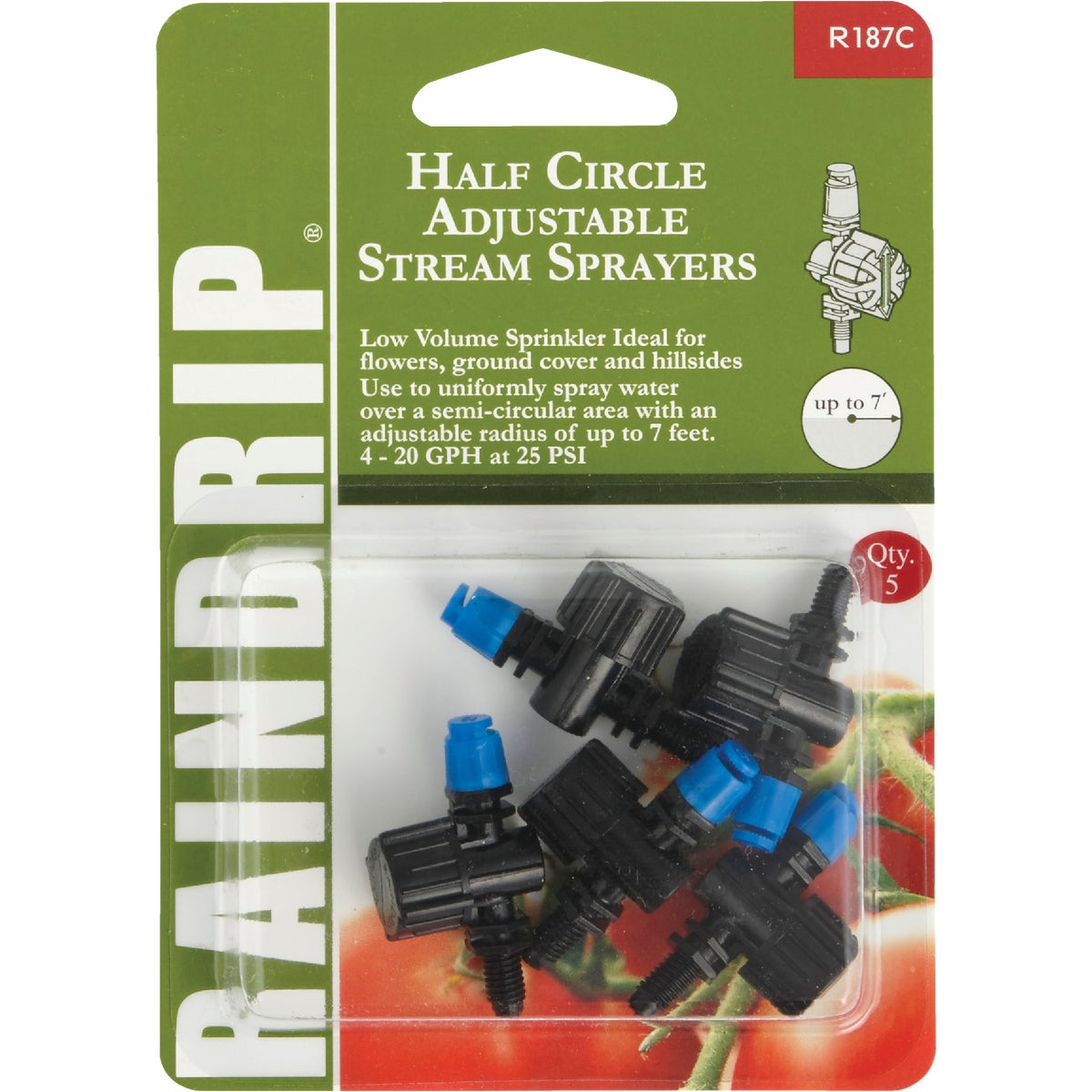ADJ HALF CIRCLE SPRAYER - R187CT by Raindrip Inc
