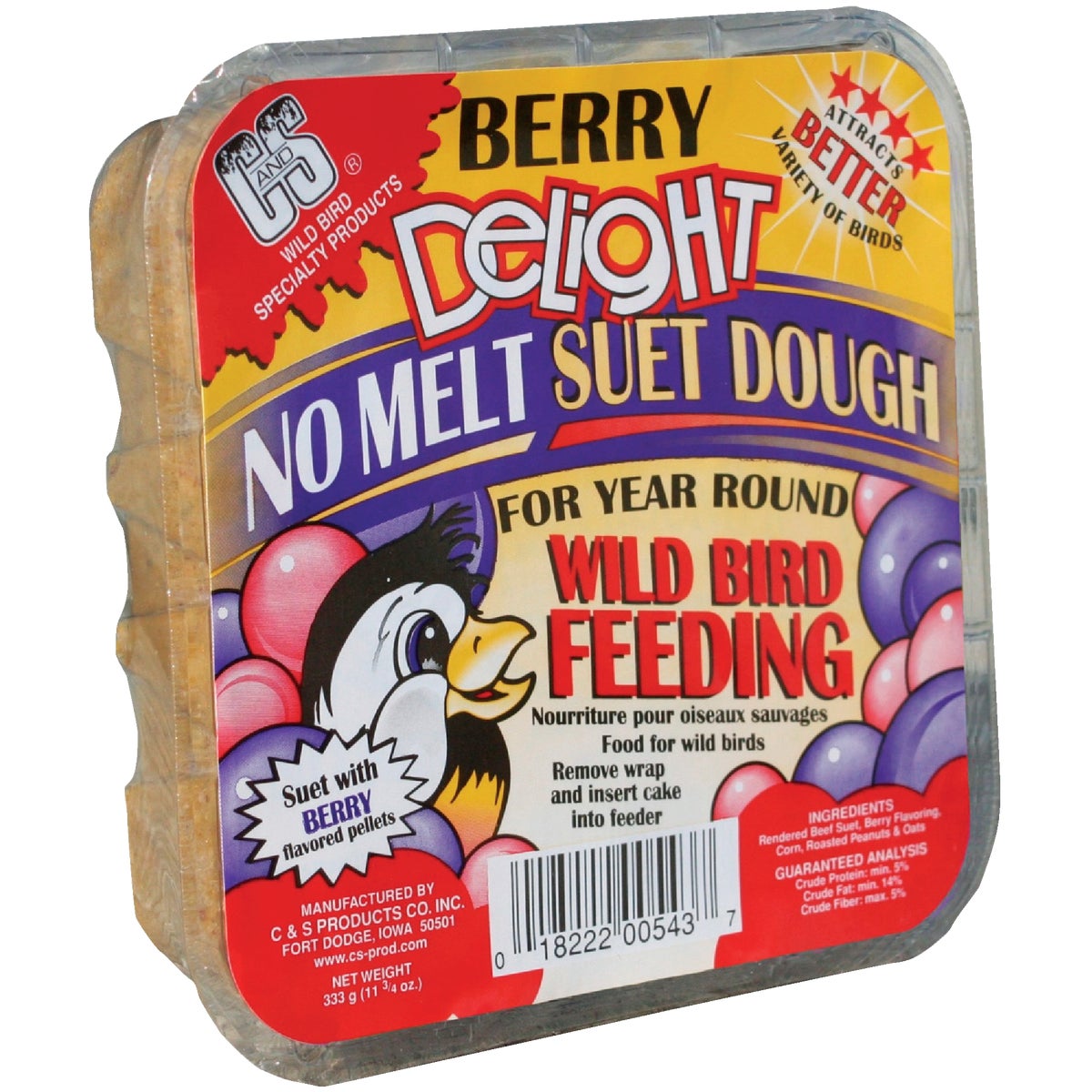 BERRY DELIGHT DOUGH SUET - 12543 by C & S Products Inc