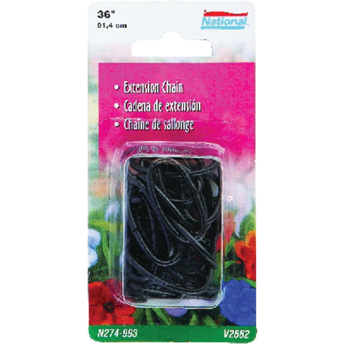 36" BLK EXTENSION CHAIN - 274-993 by National Mfg Co