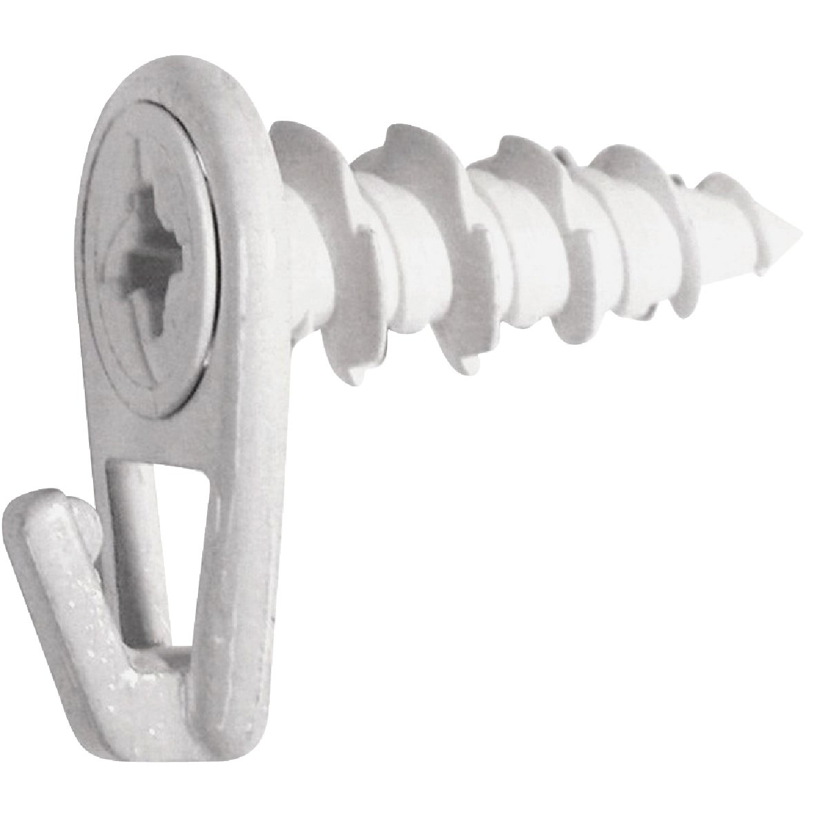 35LB SM WHITE NYLON HOOK - 122401 by Hillman Fastener