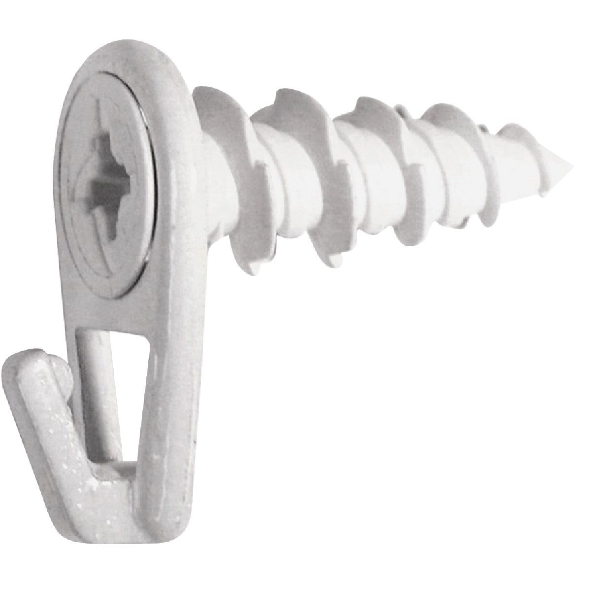 50LB SM WHITE NYLON HOOK - 122404 by Hillman Fastener