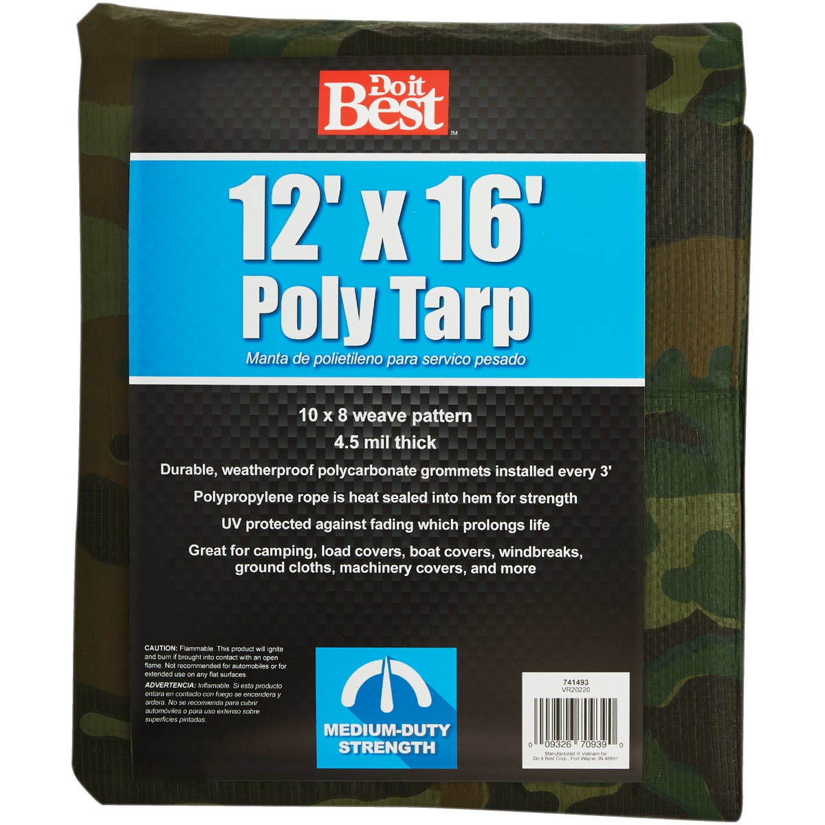 12X16 CAMO TARP - 741493 by Do it Best