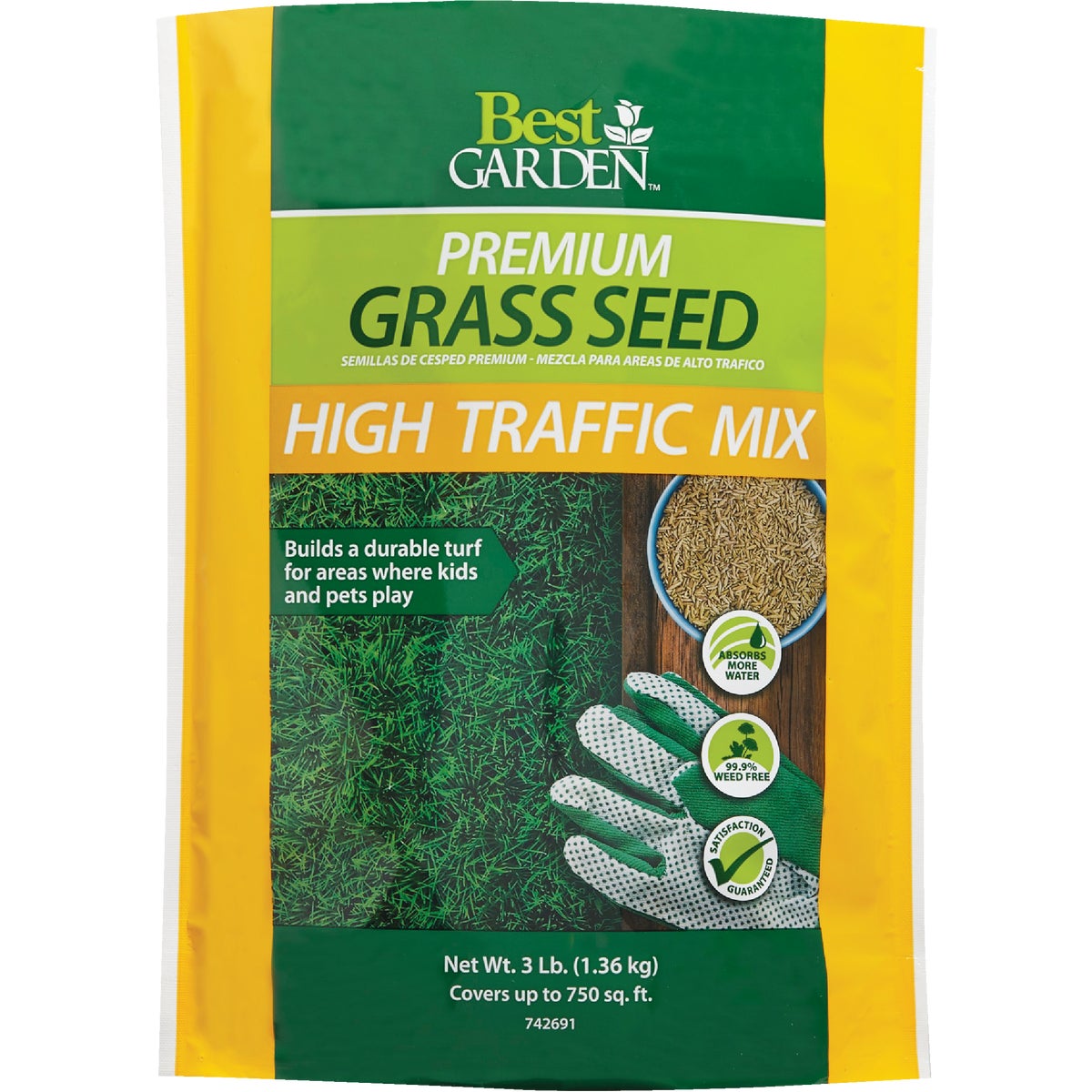 3LB PLAY/TRAFFIC SEED - 71106 by Barenbrug U S A